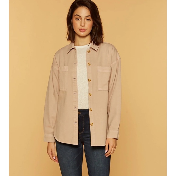 Thread And Supply Fletcher oversized  Button Down Jacket size large - Picture 2 of 6